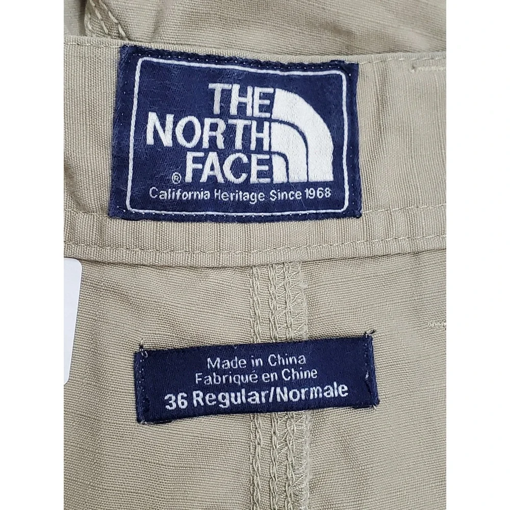 The North Face Men Shorts 36 Khaki Utility Cargo Button 9